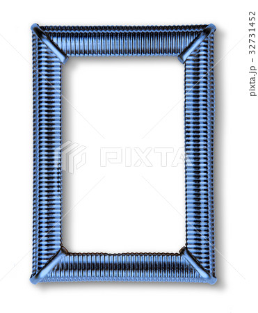 Blue metal frame Blue metal frame 32731452