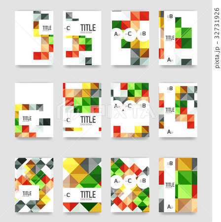 Set of brochure cover templates Set of brochure cover templates 32731926