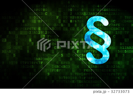 Law concept: Paragraph on digital background 32733073