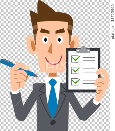 Businessman checklist confirmation Businessman checklist confirmation 32735960