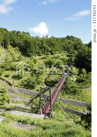 森の吊り橋(富士川クラフトパーク:身延町) 森の吊り橋(富士川クラフトパーク:身延町) 32736243