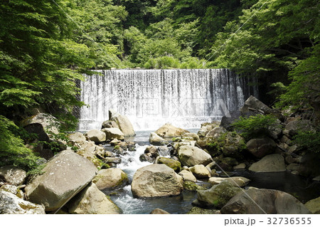 早川の河川堰（箱根町） 32736555