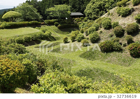 障子堀（史跡山中城址：三島市） 32736619