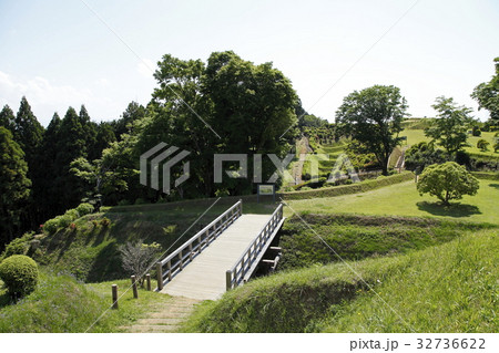 本丸西橋（史跡山中城址：三島市） 32736622