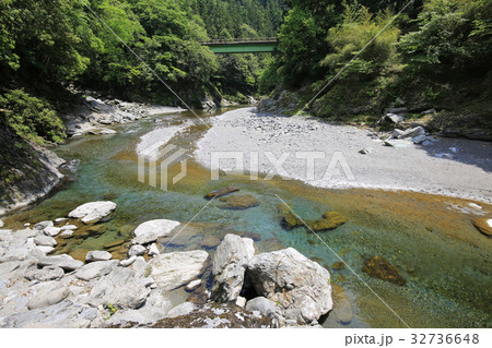 徳島県美馬市 剣峡の風景 徳島県美馬市 剣峡の風景 32736648