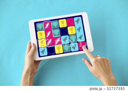 Pen Ink Spaceship Diamond Matching Game 32737393