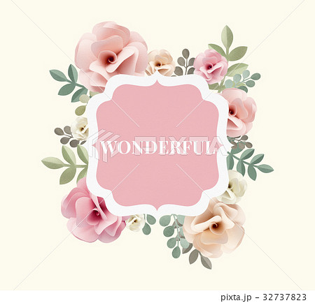 Illustration of wonderful beauty flower 32737823