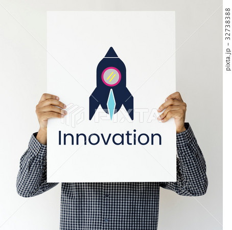 Rocket Spaceship Launch Innovation Technology Graphic 32738388