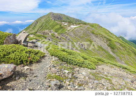 奥聖岳から聖岳の展望 32738701