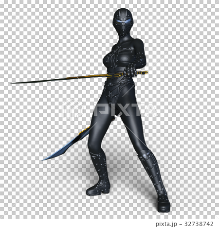 Female Cyborg Fencer Female Cyborg Fencer 32738742
