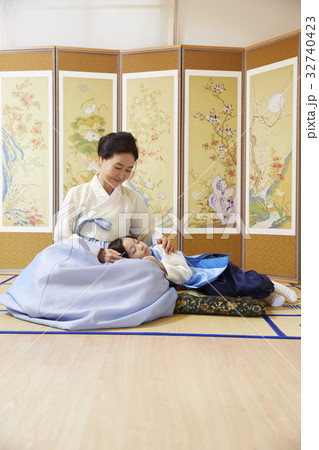 大家族 クッション 人 32740423