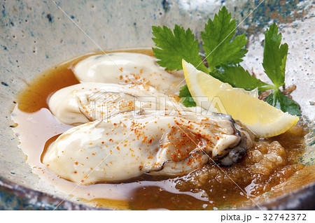 牡蠣酢の写真素材