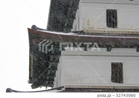 厳冬の厳冬の松前・松前城天守閣 厳冬の厳冬の松前・松前城天守閣 32743060