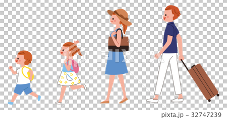 家族　旅行　夏 32747239