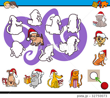 match silhouettes game for children match silhouettes game for children 32750073