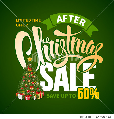 Christmas Sale Design Template 32750738