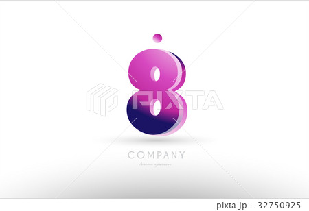 number 8 eight black white pink logo icon design number 8 eight black white pink logo icon design 32750925