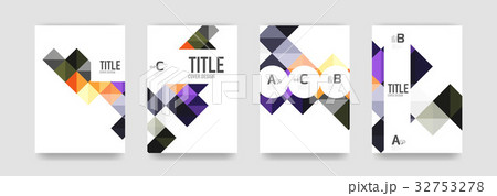Set of brochure cover templates Set of brochure cover templates 32753278