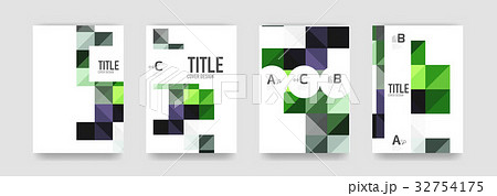 Set of brochure cover templates Set of brochure cover templates 32754175