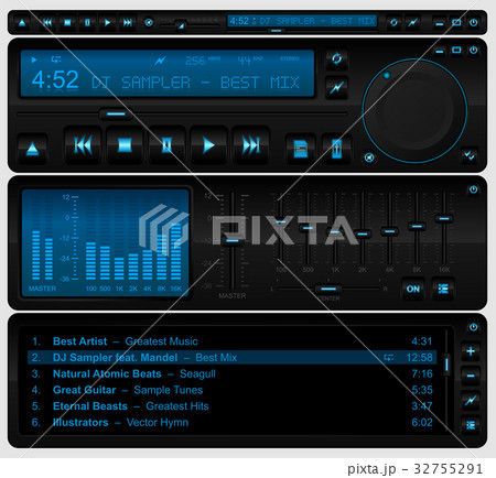Complete multimedia player interface Complete multimedia player interface 32755291
