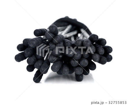 Cotton sticks,cotton wool,black-color on white Cotton sticks,cotton wool,black-color on white 32755853
