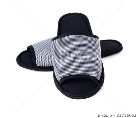 house slippers isolated on white background 32756662