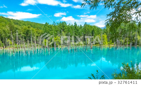 blue pond, aoiike, pond 32761411