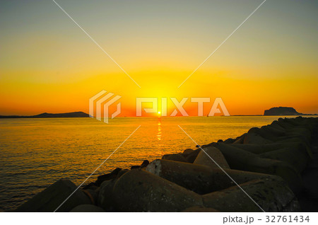 海 城山浦項 済州島 32761434