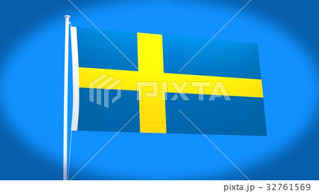 スウェーデン国旗 スウェーデン国旗 32761569