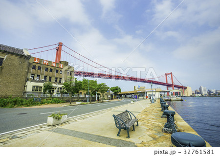 上野ビルと若戸大橋 上野ビルと若戸大橋 32761581
