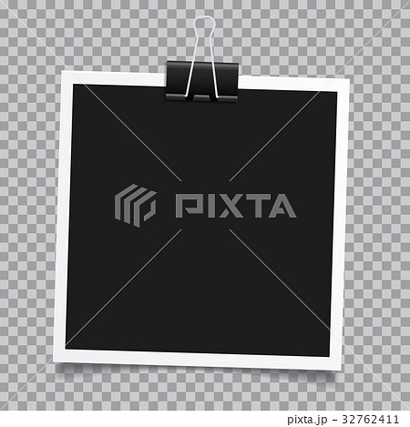 Vector photo frame.Set of realistic paper instant  Vector photo frame.Set of realistic paper instant  32762411