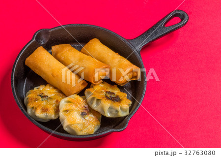 中華料理　集合　Delicious Chinese food group photo 32763080