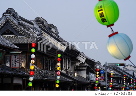 Summer Festival Lantern Kawagoe 1 Million... - Stock Photo [32763202] -  PIXTA