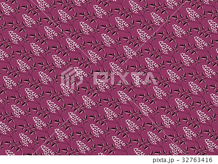 白南天パターン_バイオレット 32763416