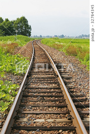 線路のカーブ 32764345