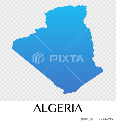 Algerai map in Africa continent illustration. Algerai map in Africa continent illustration. 32766295