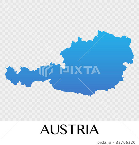 Austria map in Europe continent illustration 32766320