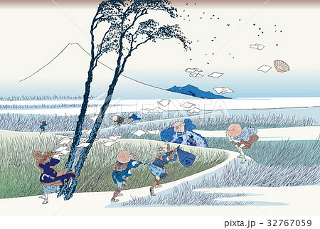 富嶽三十六景 駿州江尻 富嶽三十六景 駿州江尻 32767059