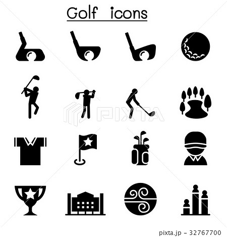 Golf icons 32767700