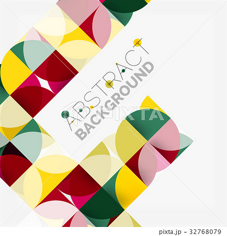 Modern geometrical abstract background circles 32768079