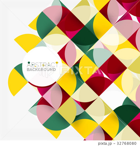 Modern geometrical abstract background circles 32768080
