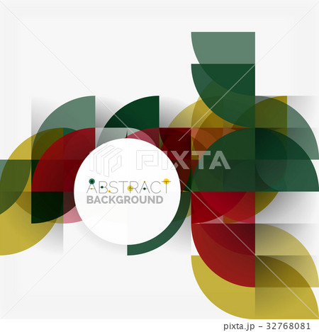 Modern geometrical abstract background circles 32768081