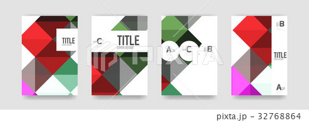Set of brochure cover templates 32768864