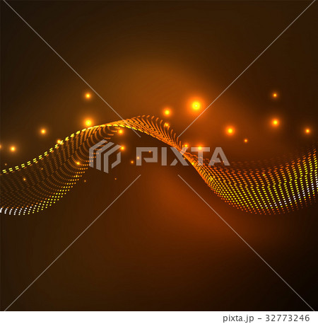 Vector wave particles background 32773246