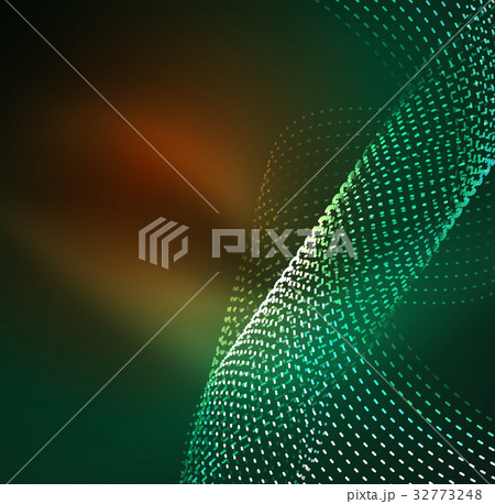 Vector wave particles background 32773248
