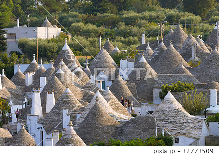 Italian landmark, trulli of Alberobello,Apulia 32773509