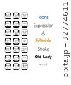 Vector illustration of stroke editable icons 32774611