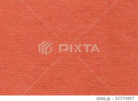 Stretch Viscose Fabric. Coral color texture 32774957