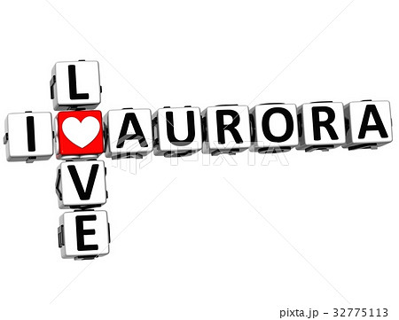 3D I Love Aurora Crossword 3D I Love Aurora Crossword 32775113