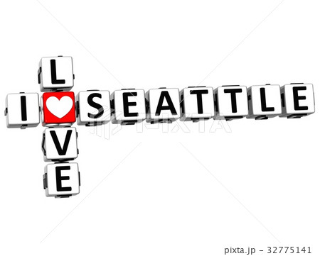 3D I Love Seattle Crossword 3D I Love Seattle Crossword 32775141